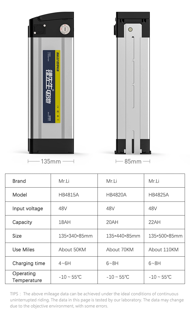 Shengli Factory Direct Sale 2022 China Bestseller Deep Cycle 48V 20ah Lithium Ion Battery Electric Motorcycle Battery For Electric Bicycle